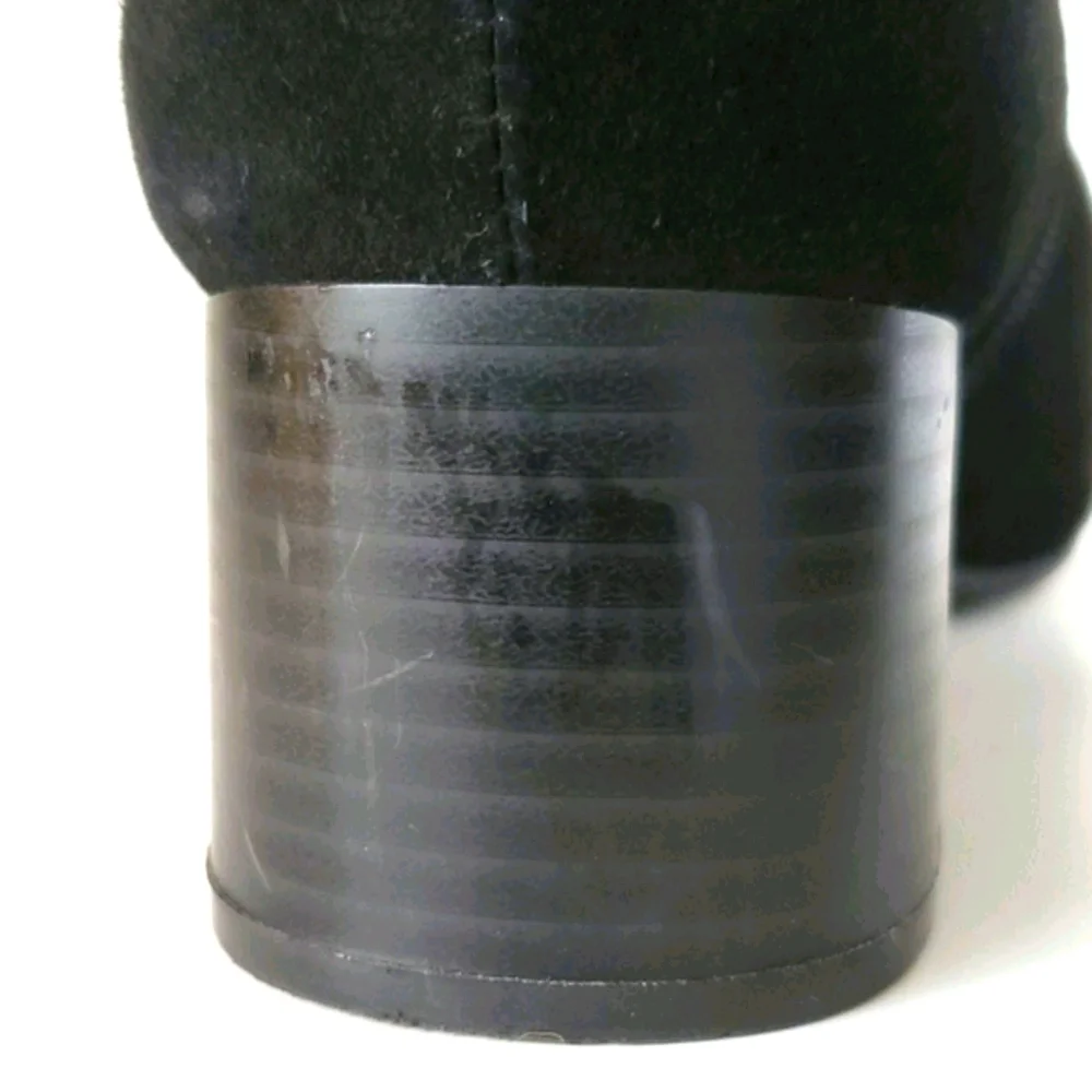 Kenneth Cole Reaction Road Stop Black Suede Leather Ankle Boots 10